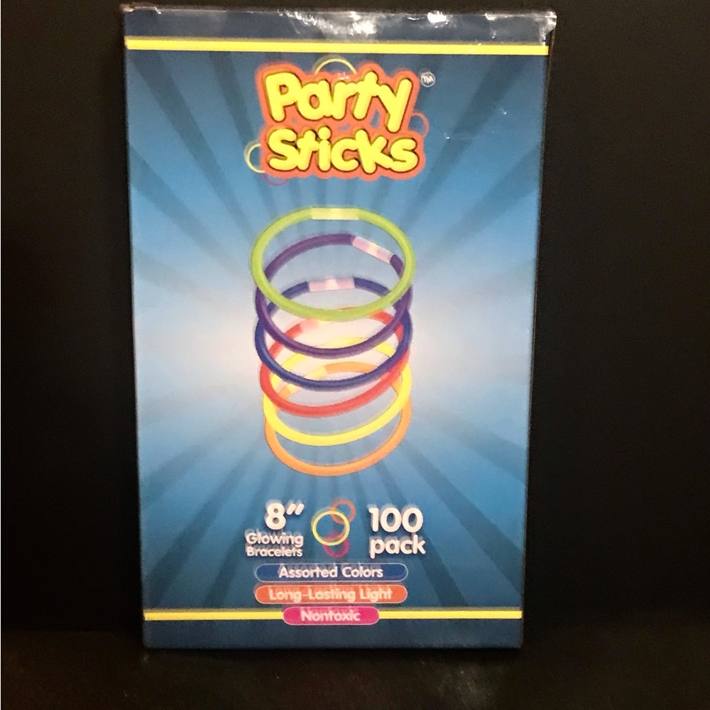 Blue and Green Party Favors Glow Sticks